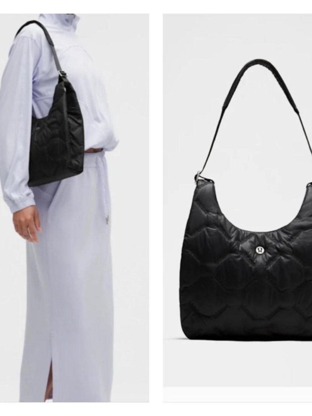 NWT Lululemon Quilty Pleasures Shoulder Bag 5L Black